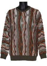 Load image into Gallery viewer, Cigar Crewneck Sweater # CR552 Olive
