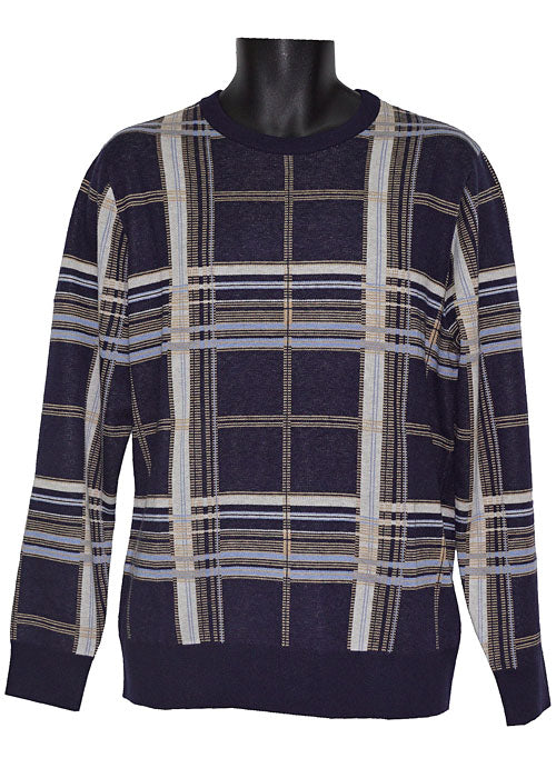 Cigar Crewneck Sweater # CR556 Navy