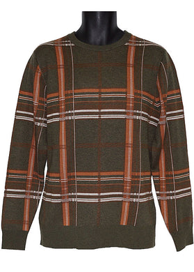 Cigar Crewneck Sweater # CR556 Olive