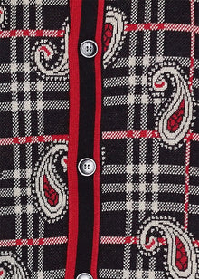 Load image into Gallery viewer, Cigar Button-Down Sweater # KS651 Black
