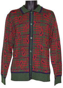 Load image into Gallery viewer, Cigar Button-Down Sweater # KS651 Forest
