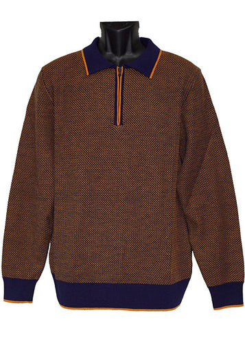 Cigar Sweater # LP403 Orange Combo