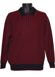 Cigar Sweater # LP401 Red Combo