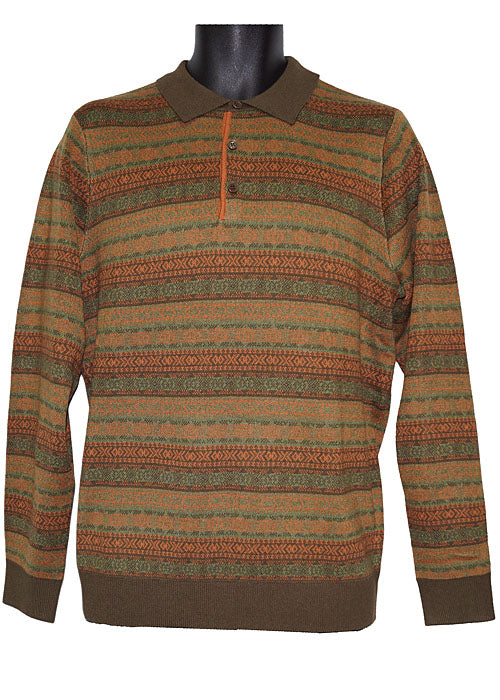 Cigar Sweater # P418 Olive