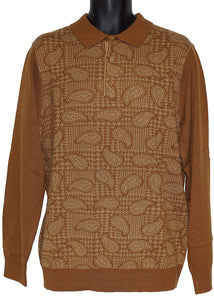 Cigar Polo Sweater # P505 Taupe