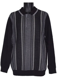 Cigar Polo Sweater # P508 Black