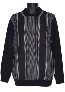 Cigar Polo Sweater # P508 Black