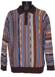 Cigar Polo Sweater # P511 Brown