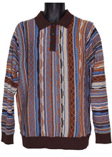 Load image into Gallery viewer, Cigar Polo Sweater # P511 Brown
