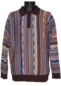 Cigar Polo Sweater # P511 Brown