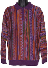 Load image into Gallery viewer, Cigar Polo Sweater # P511 Purple
