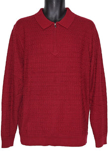 Load image into Gallery viewer, Cigar Zipper Polo Sweater # P512 Port
