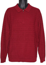 Load image into Gallery viewer, Cigar Zipper Polo Sweater # P512 Port
