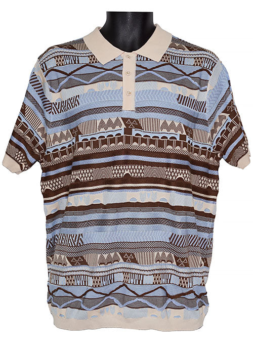 Cigar Polo Shirt # PJ1602 Sky (Peach)