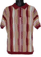Load image into Gallery viewer, Cigar Zipper Polo Shirt # PJ1616 Ruby
