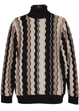 Load image into Gallery viewer, Cigar Turtleneck Sweater # T452 Black
