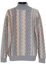 Load image into Gallery viewer, Cigar Turtleneck Sweater # T452 Grey
