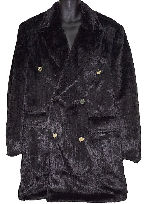 Cigar Couture Faux Fur Coat # TC1459 Black