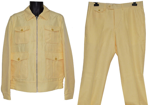Cigar Jacket/Pants Set Weekly Deal # WS50784 Banana