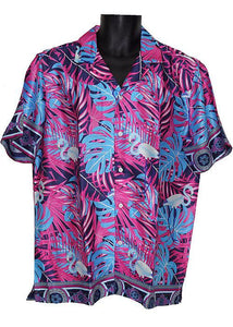 Cigar Satin Shirt # CS611 Turquoise - Alligator World