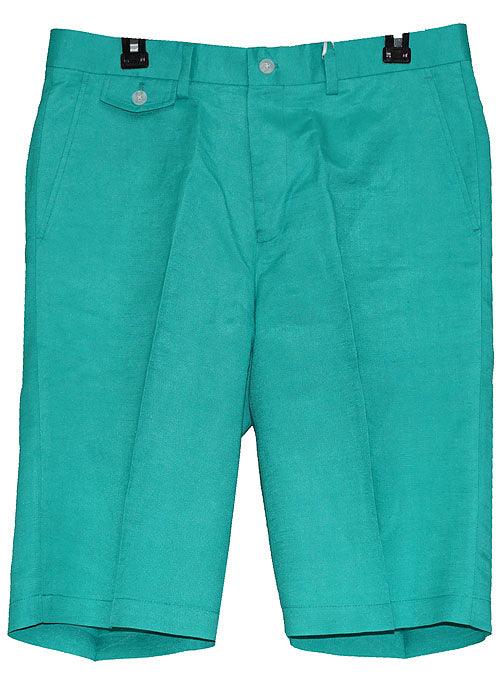 Cigar Linen Shorts # HR120 Green - Alligator World