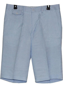 Cigar Linen Shorts # HR120 Sky - Alligator World