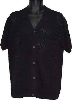 Cigar Shirt # KS1551 Black