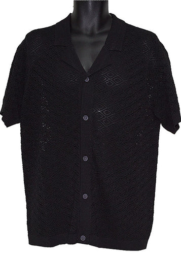 Cigar Shirt # KS1551 Black