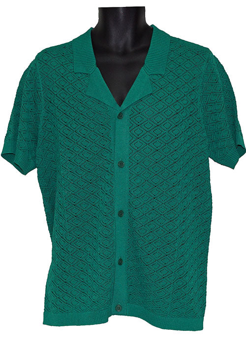Cigar Shirt # KS1551 Green