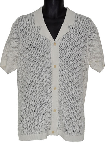 Cigar Shirt # KS1551 Off White