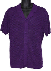 Cigar Shirt # KS1551 Purple