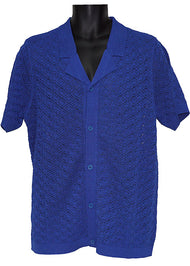 Cigar Shirt # KS1551 Royal