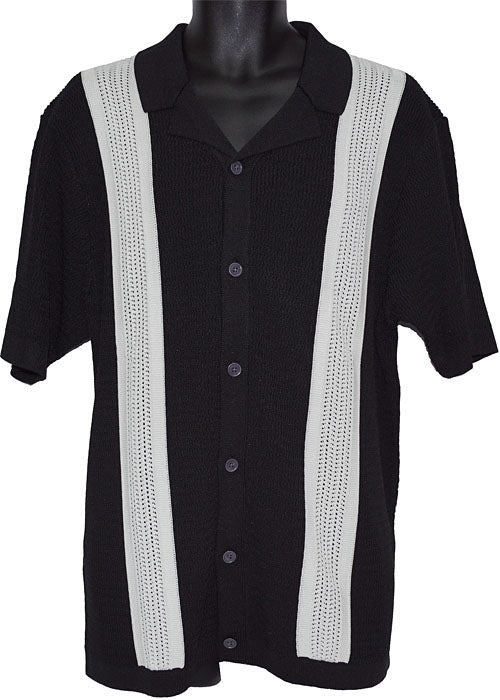 Cigar Shirt # KS1553 Black
