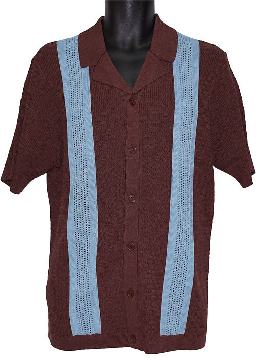 Cigar Shirt # KS1553 Brown