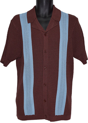 Cigar Shirt # KS1553 Brown