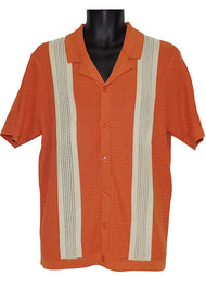 Cigar Shirt # KS1553 Orange