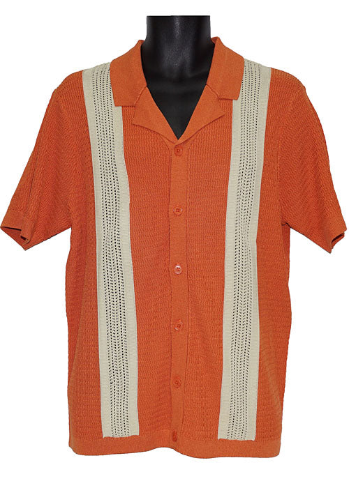 Cigar Shirt # KS1553 Orange