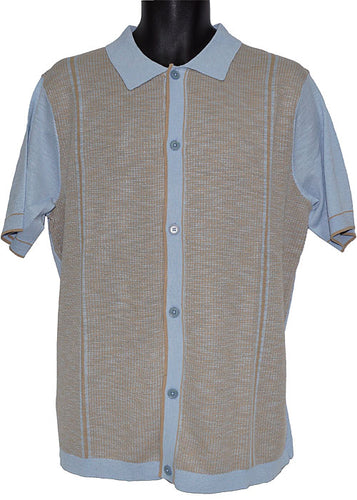 Cigar Shirt # KS1555 Sky