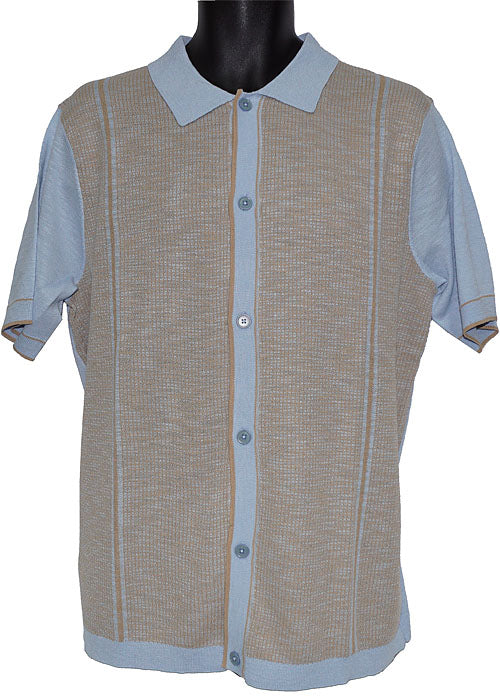 Cigar Shirt # KS1555 Sky