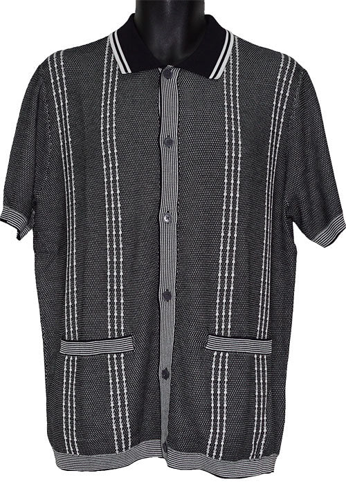 Cigar Shirt # KS1558 Black
