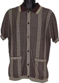 Cigar Shirt # KS1558 Brown