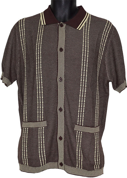 Cigar Shirt # KS1558 Brown