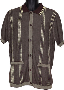 Cigar Shirt # KS1558 Brown
