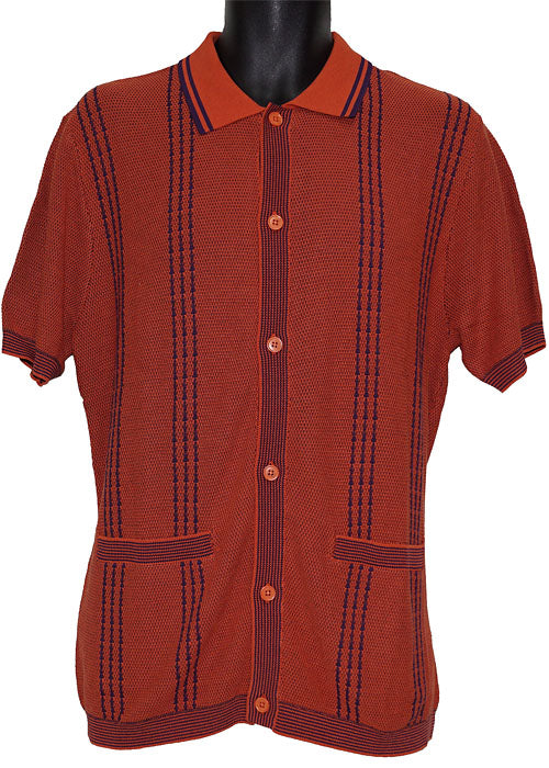 Cigar Shirt # KS1558 Orange
