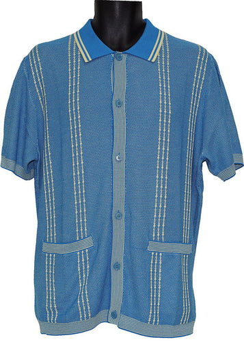 Cigar Shirt # KS1558 Teal