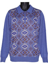 Load image into Gallery viewer, Cigar Sweater # P404 Blue
