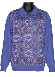 Cigar Sweater # P404 Blue