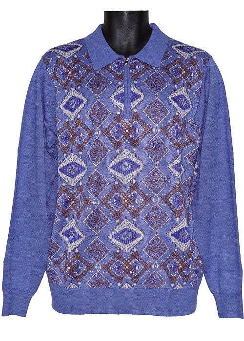 Cigar Sweater # P404 Blue