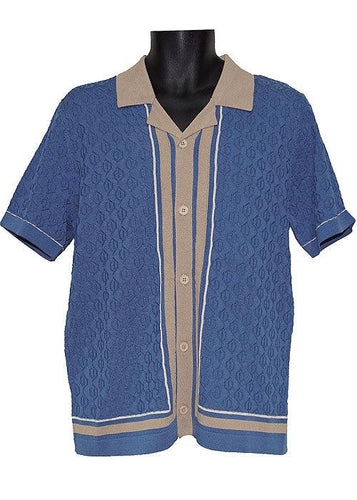 Cigar Shirt # PJ1453 Blue