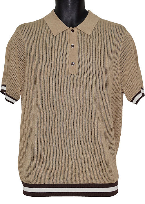 Cigar Polo Shirt # PJ1516 Sand
